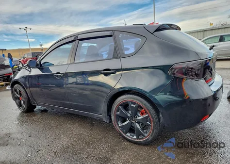 2008 Subaru Impreza Wrx z USA, uszkodzony, nr VIN JF1GH74698G801680